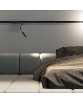 DK5343-BK Светильник для трека Air, серия Spot 4000 со светодиодом, ?26*495мм, 48V DC, 2W, RA?90, 24°, 4000K, IP20, черный, алюминий-foto5