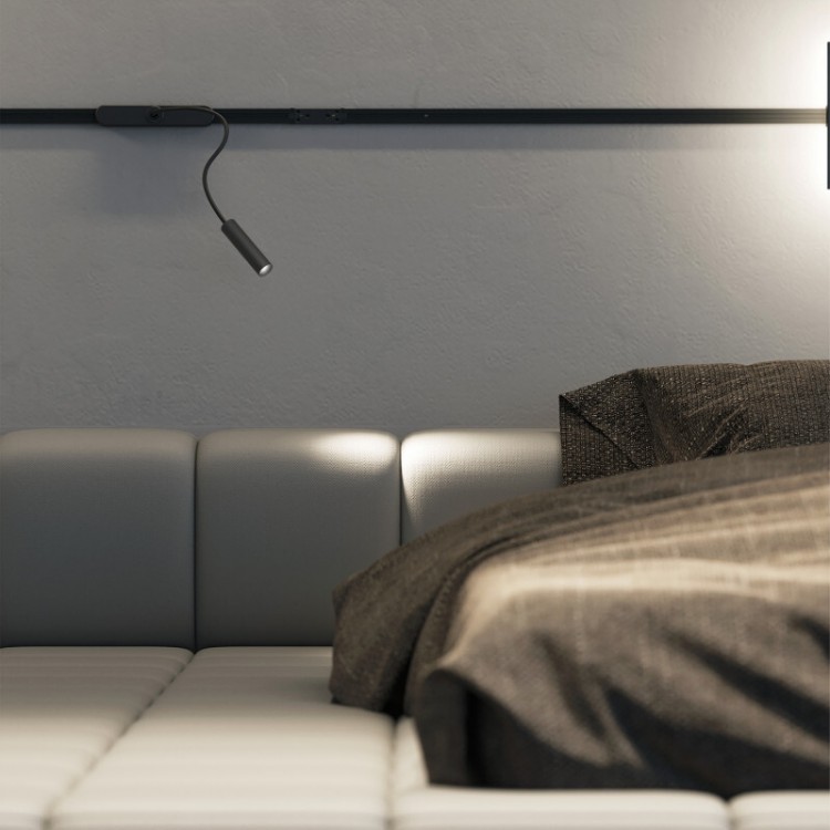 DK5343-BK Светильник для трека Air, серия Spot 4000 со светодиодом, ?26*495мм, 48V DC, 2W, RA?90, 24°, 4000K, IP20, черный, алюминий DK5343-BK Светильник для трека Air, серия Spot 4000 со светодиодом, ?26*495мм, 48V DC, 2W, RA?90, 24°, 4000K, IP20, черный, алюминий