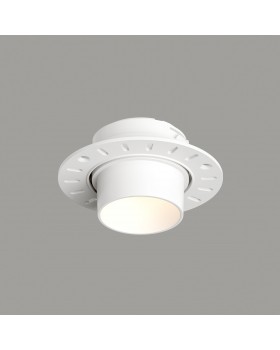 DK3056-WH Встраиваемый светильник под шпатлевку, IP20, до 15 Вт, LED, GU5,3, белый, пластик