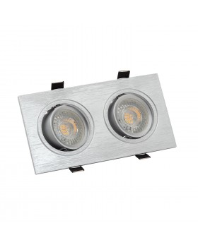DK3022-CM Встраиваемый светильник, IP 20, 10 Вт, GU5.3, LED, серый, пластик-foto2