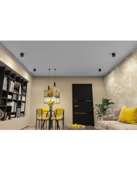 DK3090-BK+YE Светильник накладной IP 20, 10 Вт, GU5.3, LED, черный/желтый, пластик-foto2