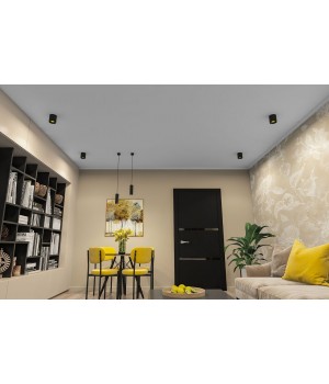 DK3090-BK+YE Светильник накладной IP 20, 10 Вт, GU5.3, LED, черный/желтый, пластик-foto2