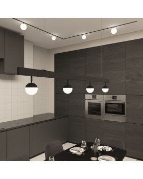 DK8051-BK Рассеивающий светильник SMART MOON 5W DIM 3000K-6000K, ?130мм, черный, акрил-foto7