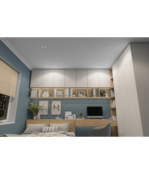 DK3072-WH Встраиваемый светильник, IP 20, 10 Вт, GU5.3, LED, белый/белый, пластик-foto2