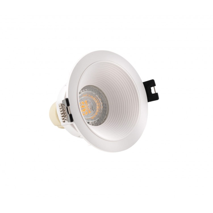 DK3027-WH Встраиваемый светильник, IP 20, 10 Вт, GU5.3, LED, белый, пластик