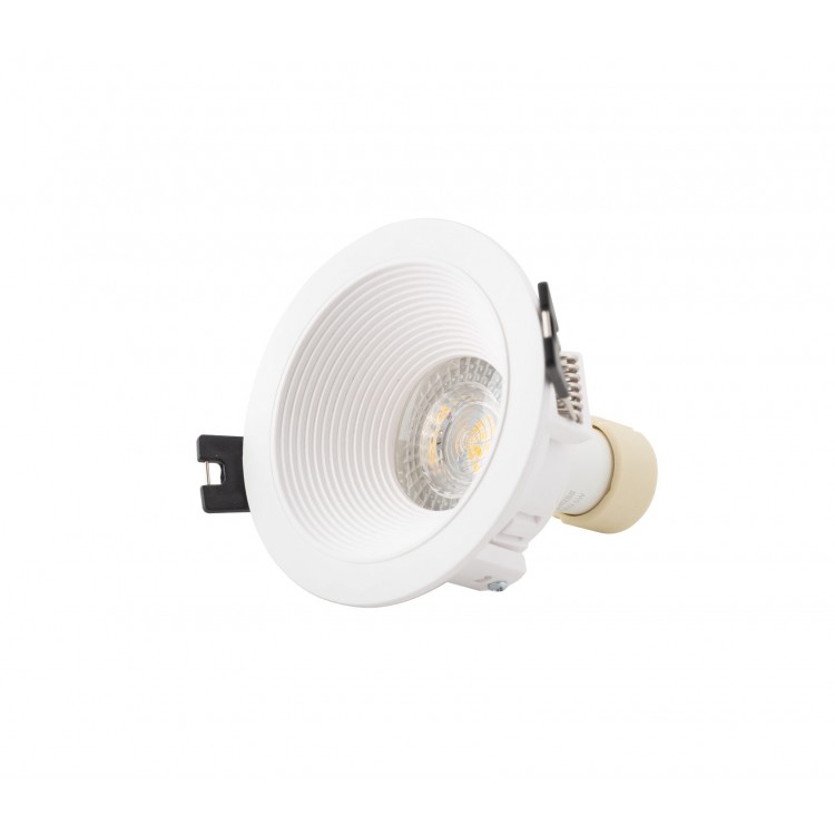 DK3027-WH Встраиваемый светильник, IP 20, 10 Вт, GU5.3, LED, белый, пластик