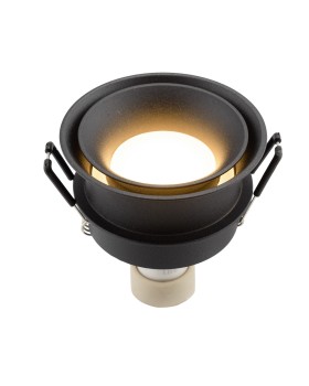 DK2403-BK Встраиваемый светильник влагозащ., IP 44, 10 Вт, GU10, черный, алюминий-foto2