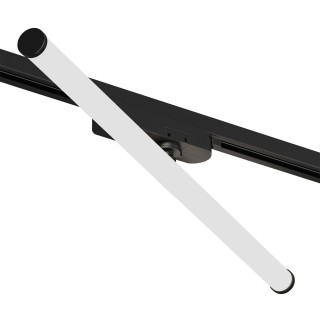 DK6648-BK Поворотный однофазный трековый светильник STROM со светодиодом L600mm 220V 15W 150° 4000K IP20 черный алюминий/акрил-foto3