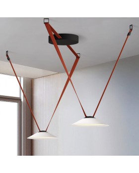 DK5564-WH+BK Cветильник для трека-ремня Belty, серия Flow, со светодиодом, D300*H71мм, 48V DC, 20W, RA90, 120°, 4000K, IP20, белый с черным, алюминий-foto11