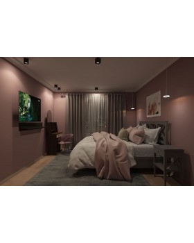 DK2003-BK Светильник накладной IP 20, 50 Вт, GU10, черный, алюминий-foto5