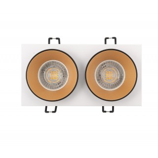 DK2422-GD Встраиваемый светильник, IP 20, 50 Вт, GU10, черный/золотой, алюминий-foto13