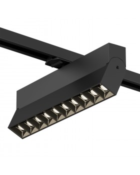 DK6636-BK Поворотный однофазный трековый светильник EDDER со светодиодом L271mm 220V 20W 30° 3000K IP20 черный алюминий-foto2