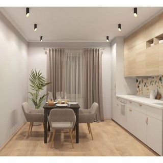 DK2011-BK Светильник накладной IP 20, 50 Вт, GU10, черный, алюминий-foto4