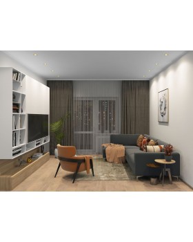 DK4400-BG Встраиваемый светильник, IP 20, 7 Вт, LED 3000, черно-серый, алюминий-foto5