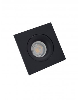 DK2019-BK Встраиваемый светильник, IP 20, 50 Вт, GU10, черный, алюминий