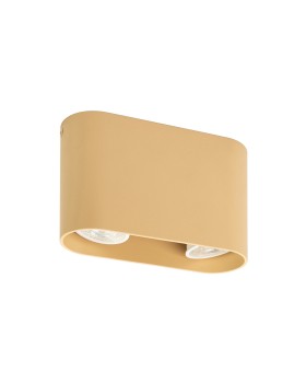 DK2006-CO Светильник накладной IP 20, 50 Вт, GU10, бежевый, алюминий-foto2