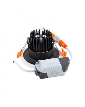 DK4003-BK Встраиваемый светильник, IP 20, 5 Вт, LED 3000, черный, алюминий-foto3