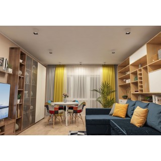 DK3080-WB+WH Светильник накладной IP 20, 10 Вт, GU5.3, LED, бело-черный/белый, пластик-foto2