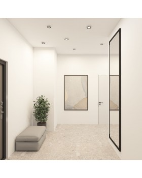 DK2440-WB Встраиваемый светильник DUAL 5+5 Вт, LED 4000K, IP 20, d90mm, белый/черный, алюминий/акрил-foto5