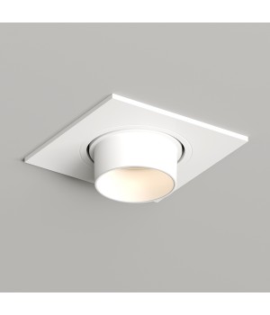 DK3121-WH Встраиваемый светильник, IP20, до 15 Вт, LED, GU5,3, белый, пластик