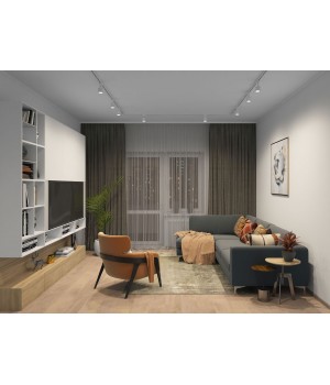 TR1002-WH Шинопровод однофазный, 2 м, белый, заглушка и подвод питания в комплекте-foto4