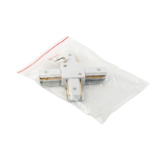 TR1104-WH Соединитель для шинопровода X-образный, белый-foto3