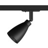 DK6050-BK Трековый светильник IP 20, 15 Вт, GU10, черный, алюминий, пластик