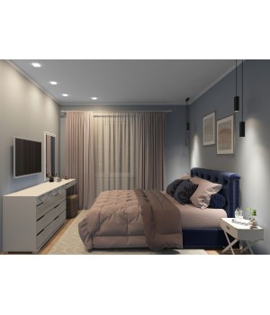 DK4602-WW Встраиваемый светильник, IP 20, 9 Вт, LED 3000, белый, пластик-foto12