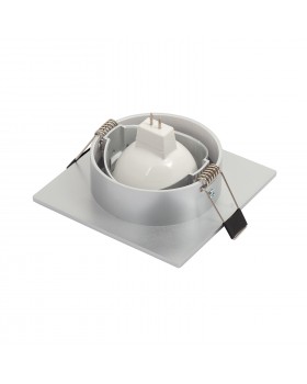 DK3021-CM Встраиваемый светильник, IP 20, 10 Вт, GU5.3, LED, серый, пластик-foto3