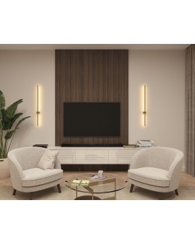 DK5014-SG Бра 1000 мм, 3000К, IP20, 12 Вт, матовое золото-foto3