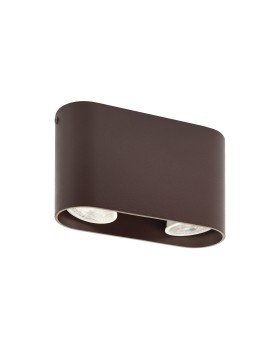 DK2006-CH Светильник накладной IP 20, 50 Вт, GU10, коричневый, алюминий-foto2