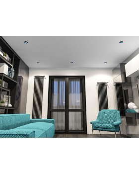 DK3061-BK+СY Встраиваемый светильник, IP 20, 10 Вт, GU5.3, LED, черный/голубой, пластик-foto2