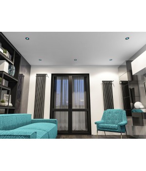 DK3061-BK+СY Встраиваемый светильник, IP 20, 10 Вт, GU5.3, LED, черный/голубой, пластик-foto2