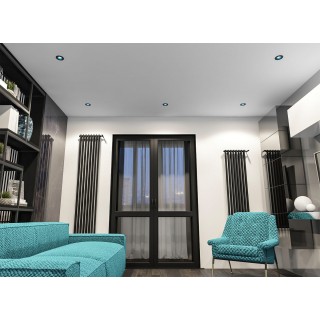 DK3061-BK+СY Встраиваемый светильник, IP 20, 10 Вт, GU5.3, LED, черный/голубой, пластик-foto2