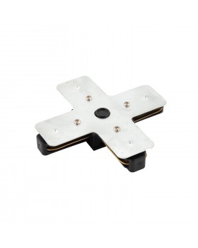 TR1104-BK Соединитель для шинопровода X-образный, черный-foto2