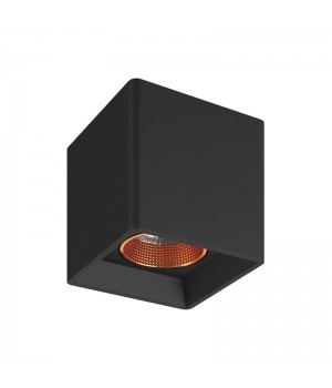 DK3080-BBR Светильник накладной, IP 20, 10 Вт, GU5.3, LED, черный/бронзовый, пластик-foto2