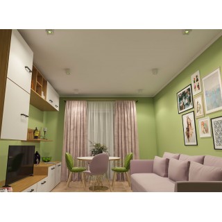 DK3080-WH+GR Светильник накладной IP 20, 10 Вт, GU5.3, LED, белый/зеленый, пластик-foto2