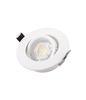 DK3020-WH Встраиваемый светильник, IP 20, 10 Вт, GU5.3, LED, белый, пластик-foto2