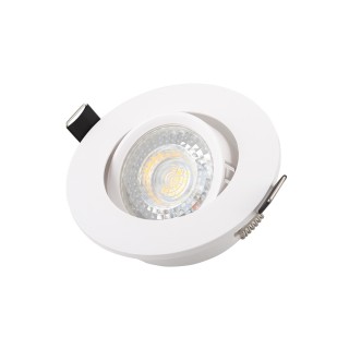 DK3020-WH Встраиваемый светильник, IP 20, 10 Вт, GU5.3, LED, белый, пластик-foto2
