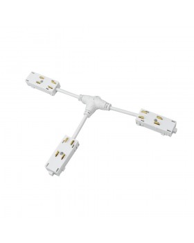 TR2115-WH Гибкий Т-образный, электрический коннектор трека SMART, белый TR2115-WH Гибкий Т-образный, электрический коннектор трека SMART, белый