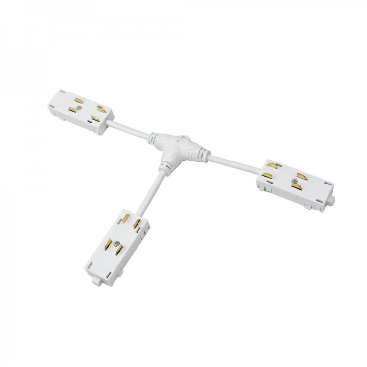 TR2115-WH Гибкий Т-образный, электрический коннектор трека SMART, белый TR2115-WH Гибкий Т-образный, электрический коннектор трека SMART, белый