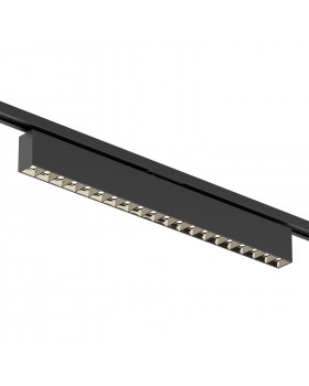 DK6634-BK Поворотный однофазный трековый светильник EDDER со светодиодом L538mm 220V 40W 30° 3000K IP20 черный алюминий-foto3