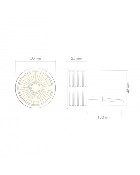 DK4000-8W dim Керамический светодиодный модуль. Белый с прозрачной линзой 60 градусов, 8 Вт, 4000К, диммируемый-foto5