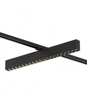 DK6634-BK Поворотный однофазный трековый светильник EDDER со светодиодом L538mm 220V 40W 30° 3000K IP20 черный алюминий-foto2