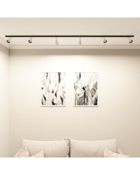 DK6050-BW+BK Трековый светильник IP 20, 15 Вт, GU10, черный с белым, алюминий, пластик-foto5