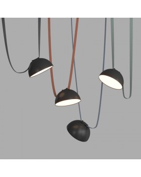 DK5560-BK Cветильник для трека-ремня Belty, серия Flow со светодиодом, D220*H117мм, 48V DC, 24W, RA90, 120°, 4000K, IP20, черный, алюминий-foto3