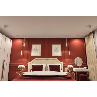 DK3080-WH+RD Светильник накладной IP 20, 10 Вт, GU5.3, LED, белый/красный, пластик-foto2