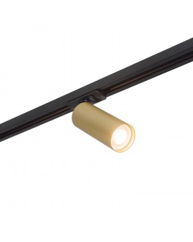DK6202-BG Трековый светильник IP 20, 15 Вт, GU10, матовое золото с черным, алюминий-foto2