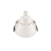 DK3026-WG Встраиваемый светильник, IP 20, 10 Вт, GU5.3, LED, белый/золотой, пластик