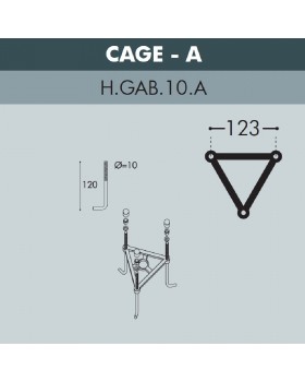 Садовый светильник-столбик FUMAGALLI ALOE.R/SABA K22.163.000.AXF1R-foto5